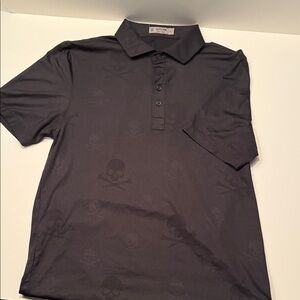 G/FORE Men's Black Polo Shirt